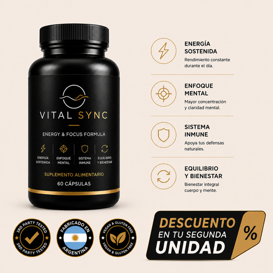 Vital Sync™ — Más claridad. Más energía. Más balance.