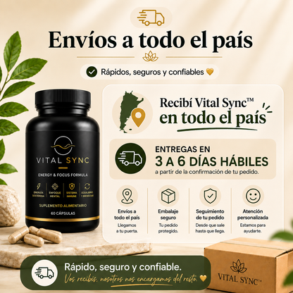 Vital Sync™ — Más claridad. Más energía. Más balance.