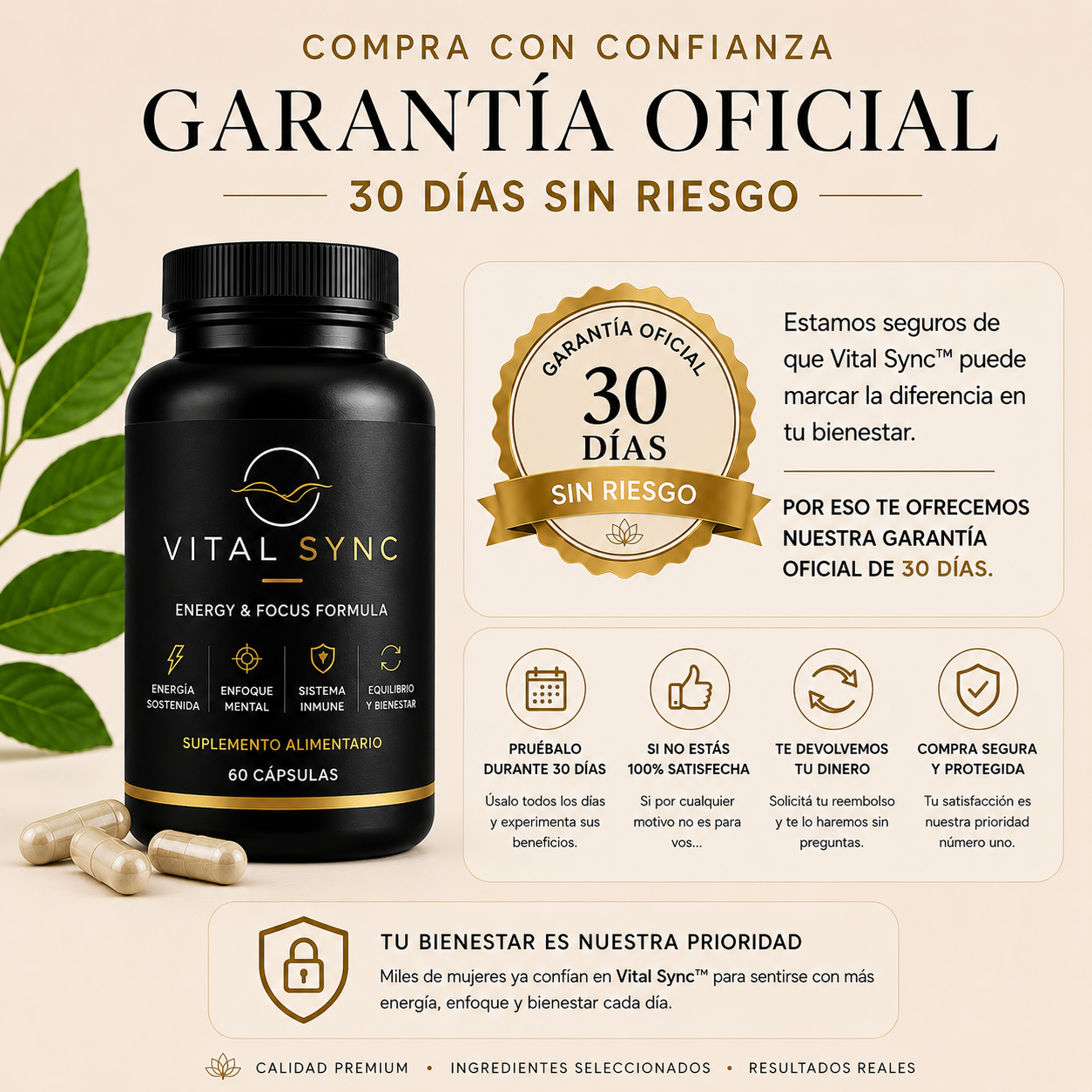 Vital Sync™ — Más claridad. Más energía. Más balance.